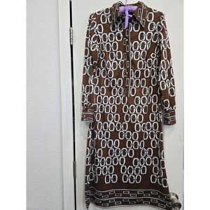 Vintage Saul Villa Geometric Poly dress from Galerie Villasette